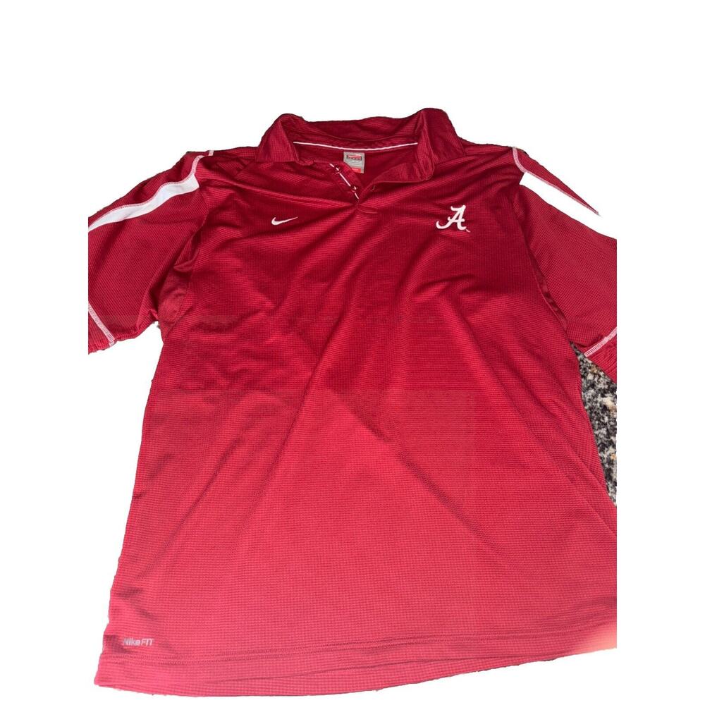 Vintage Nike Team Alabama Crimson Tide Polo Shirt Football Men’s XL EUC